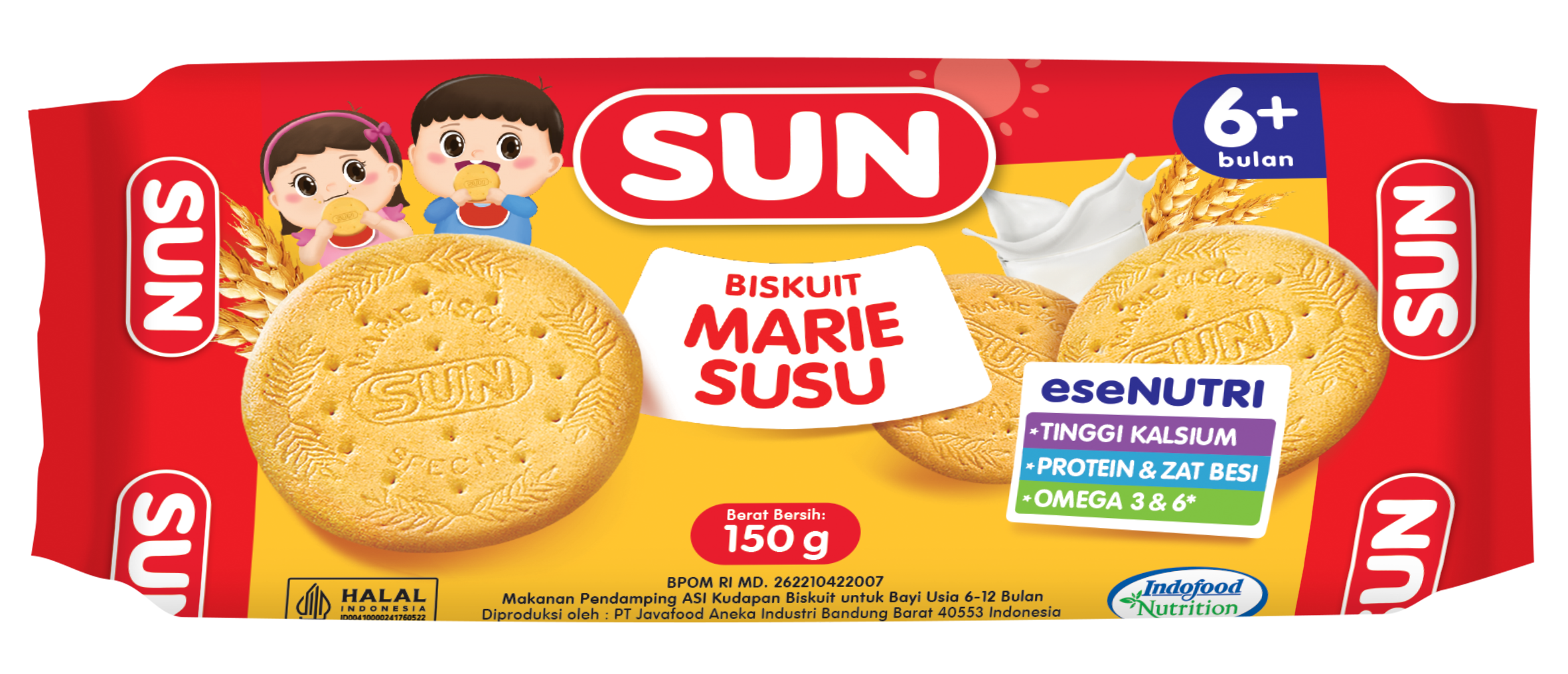 SUN Biskuit Marie Susu 